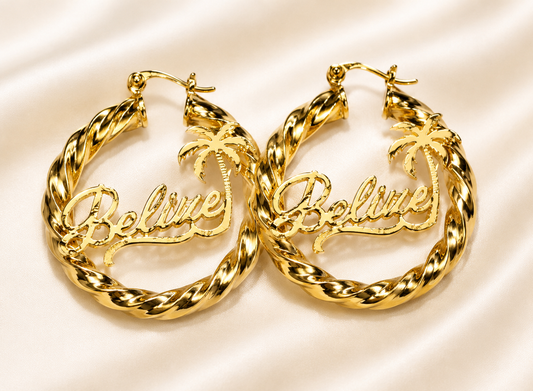 Medium 'BELIZE' Hoops