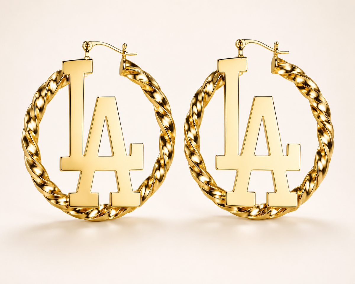 Large LA Hoops