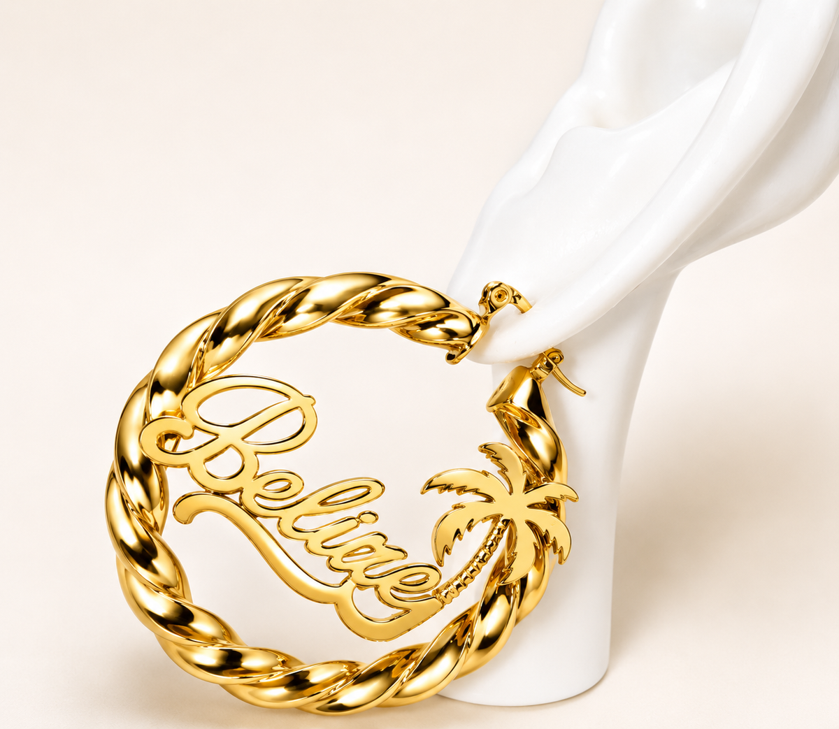 Medium 'BELIZE' Hoops